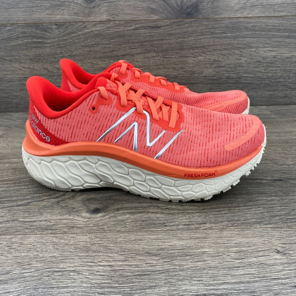 New Balance Fresh Foam X Kaiha Road Womens 7 Coral Red Slip Resistant WIDKAIRR - Picture 4 of 11